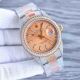 High Quality 41mm Replica Swiss 2824 Rolex Datejust Iced Out Watch Rose Gold Dial  (10)_th.jpg